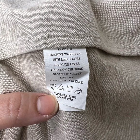 Havanera Co. Tan Linen Cotton Sport Coat Size Large 42 - Picture 7 of 10